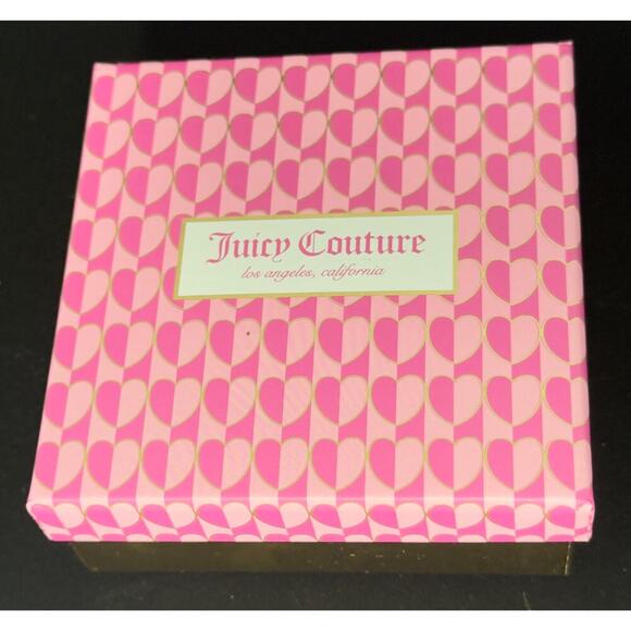 Juicy Couture Women's Necklace Silver Heart with Charm Silver Chain New Gift Box - Picture 2 of 3